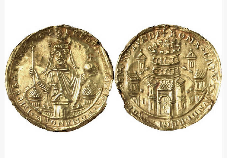 1154_Goldbulle_Friedrich_I._Barbarossa