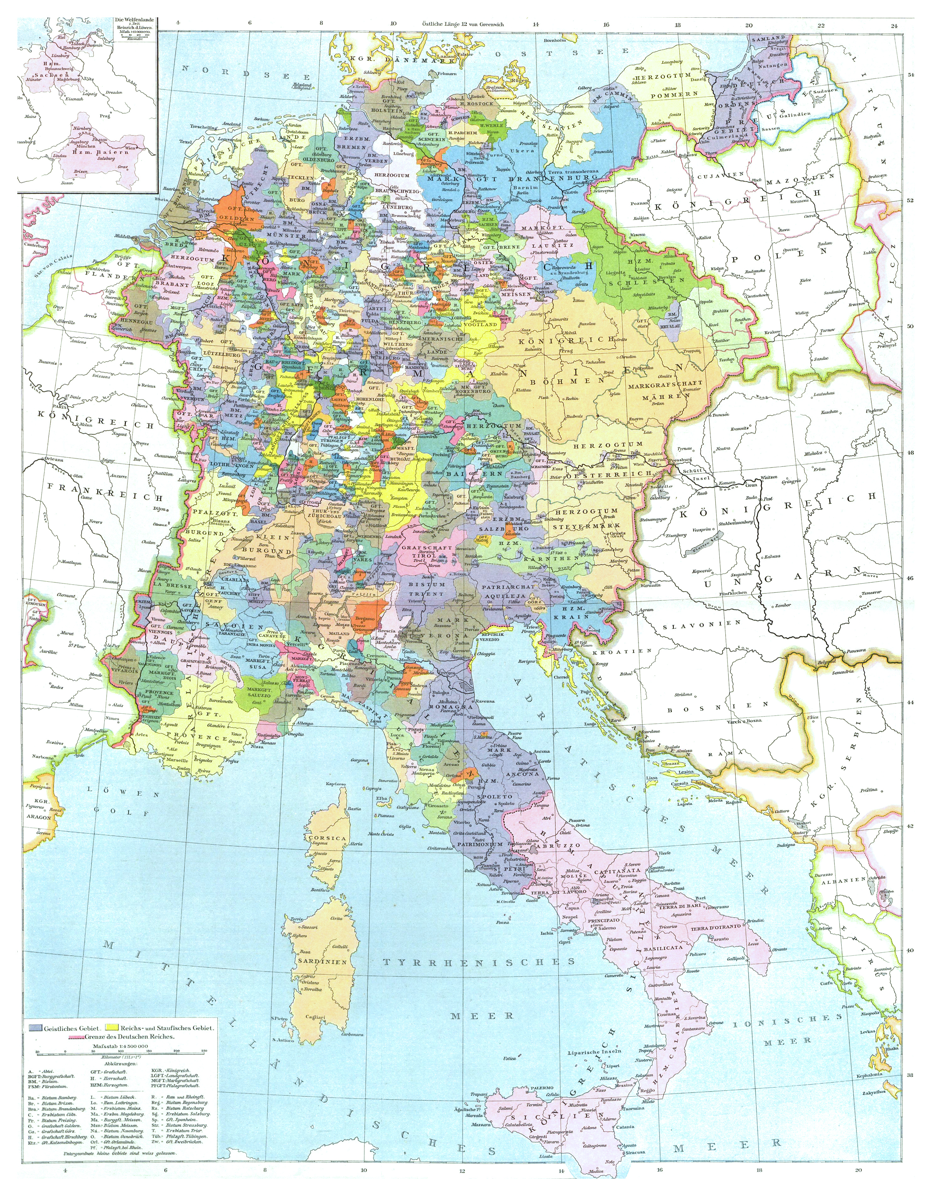26. u. 27. Mitteleuropa zur Zeit der Staufer.
