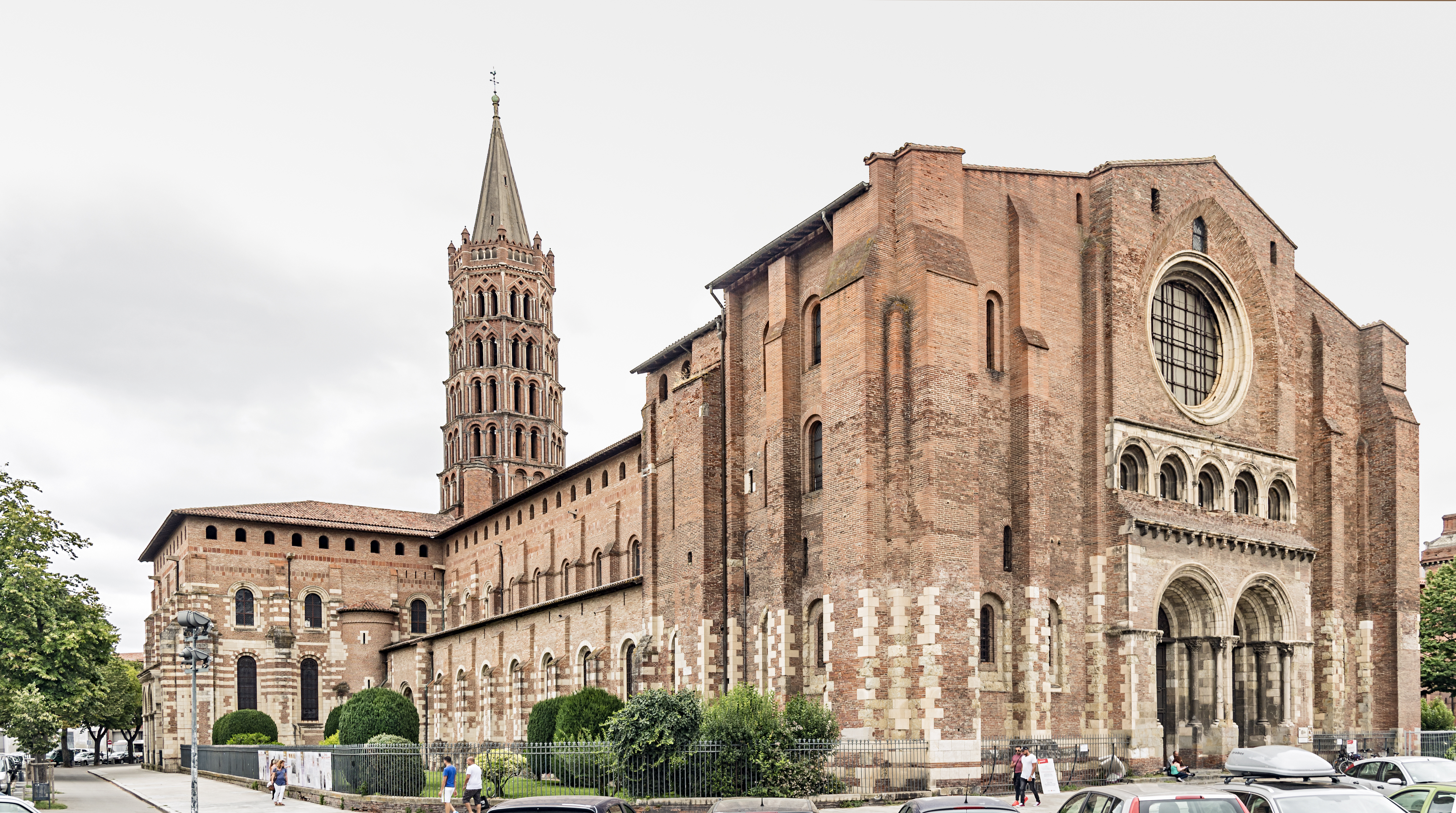 Basilique Saint-Sernin de Toulouse  - exposition ouest